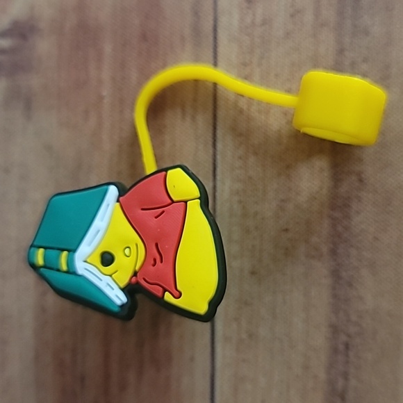 Queen2KeepUp Boutique Other - Bear with Book Silicone 10mm / 0.4 in Straw Topper Cap Accessory